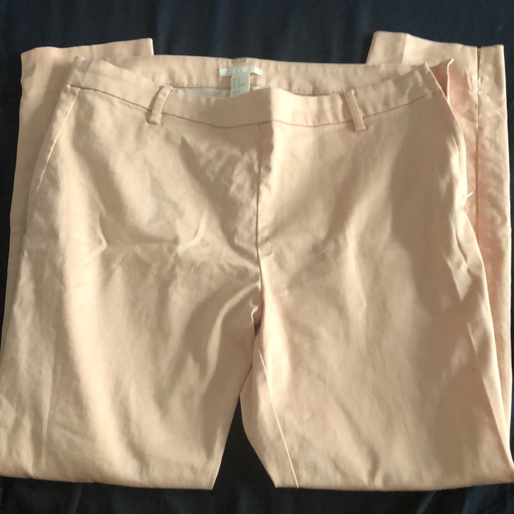 Pink ankle pants dress pants